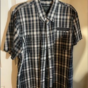 Beautiful Black, white and gray Harley Davidson Men’s  shirt. Size 2XL